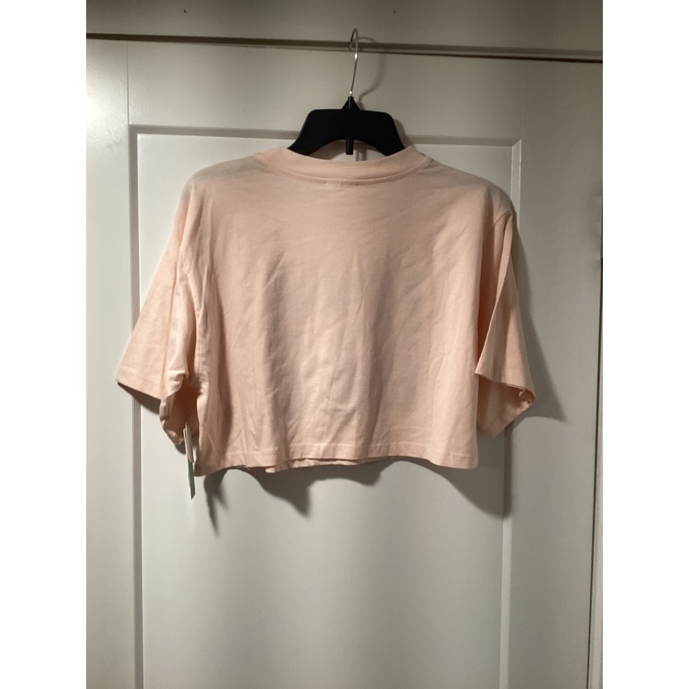 Abound Nordstrom Rack Womens Pink Love Love Love Graphic Crop Top Tee Medium NWT - Picture 2 of 5